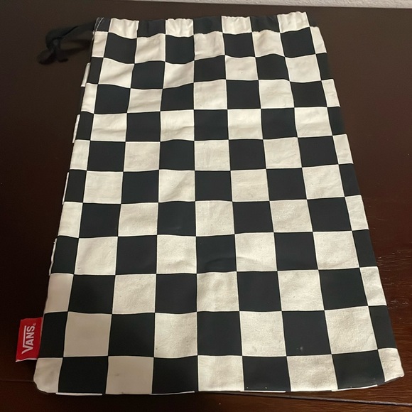 Vans Accessories - Like New- Vans Checkered Black/white Shoe Bag
